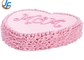 RK Bakeware الصين خدمة الطعام NSF شكل القلب كعكة الألومنيوم وعاء كعكة القصدير كعكة قالب