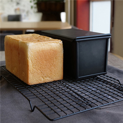 RK Bakeware China-340g مقلاة الخبز المعدة بالألمنيوم/ مقلاة الخبز Pullman Loaf Pan / علبة الخبز المحمص