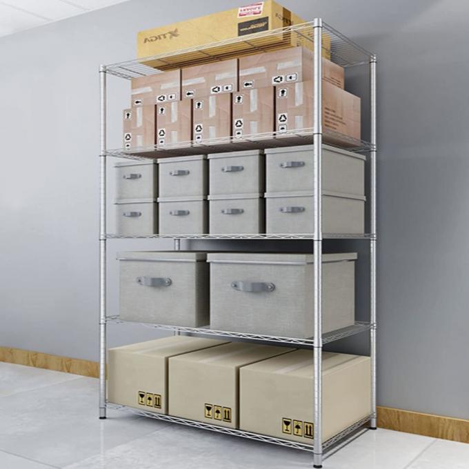 Rk Bakeware الصين الخدمات الغذائية التجارية سقف الأسلاك المعدنية الثقيلة التخزين رف وحدة رف للمطبخ 1