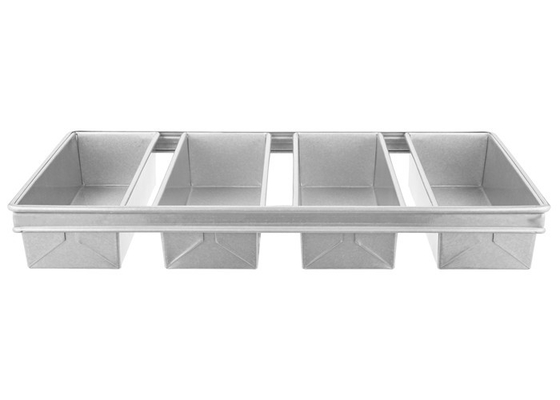 RK Bakeware الصين-شيكاغو المعدنية 4 حزام زجاجية ألومنيزية Pullman خبز وعاء خبز وعاء 13 &quot;x 4&quot; x 4 &quot;