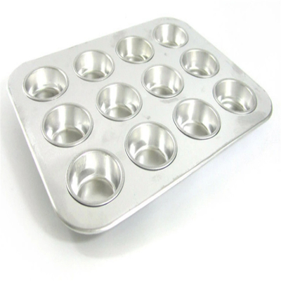 RK Bakeware الصين خدمة الطعام NSF 12 كوب ألومنيوم مقلاة الكعك وعلبة الكعك