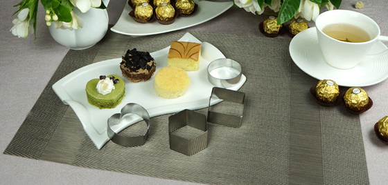 RK Bakeware الصين خدمة الغذاء NSF القوالب الخفيفة الخبز الخبز و Mousse الكعكة حلقات المعجنات