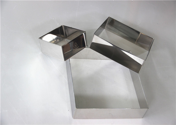 RK Bakeware China Foodservice NSF حلقة كعكة الفولاذ المقاوم للصدأ المربعة