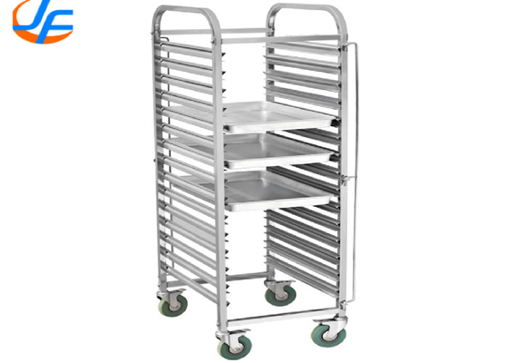 RK Bakeware China Foodservice NSF Custom 800 600 Revent Oven Tray Trolley Trolley Food Trolley مع المقلاة من الفولاذ المقاوم للصدأ