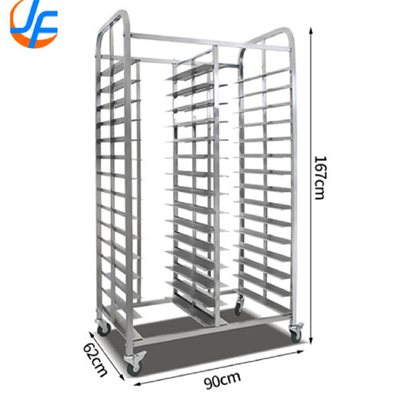 RK Bakeware الصين- 800 * 600 رف الفرن المزدوج الفولاذ المقاوم للصدأ ناقل الخبز الدوار الفولاذ المقاوم للصدأ رف الفرن