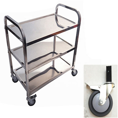 RK Bakeware الصين خدمة الطعام NSF مستشفى الفولاذ المقاوم للصدأ العربة الطبية مع الأدراج