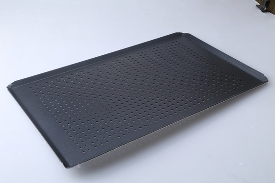 RK Bakeware الصين الخدمات الغذائية 530*325mm ألومنيوم كومبي فرن Nonstick Rational GN1/1 علبة الخبز المثقوبة