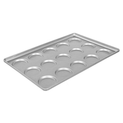 RK Bakeware الصين 3 بوصة المزجج الألمنيوم الصلب همبرغر كعكة صينية الخبز