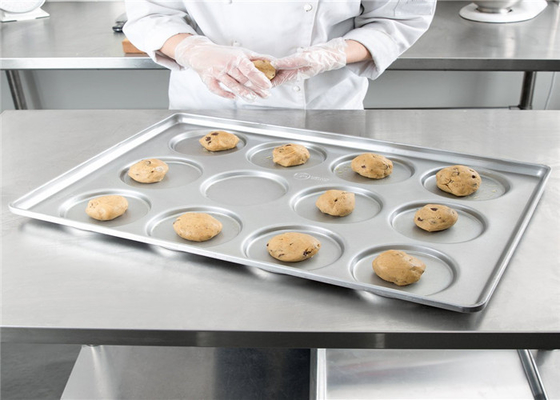 RK Bakeware China Foodservice NSF Custom Wholesale Bakery Commercial Hamburger Bun Tray / Muffin Top / Cookie Pan (مصنوعات الخبز المخصصة بالبيع بالجملة)