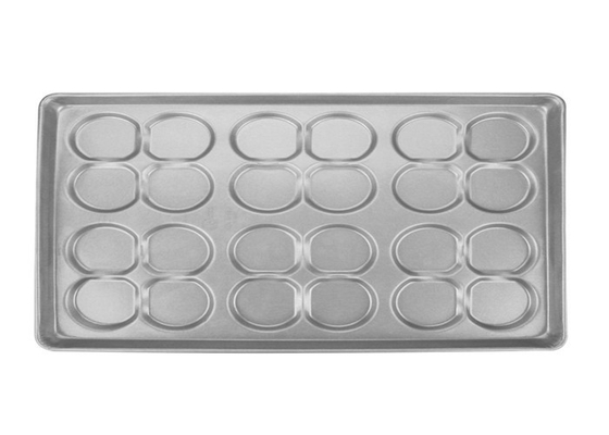 RK Bakeware الصين خدمة الطعام NSF 24 القالب الفولاذ المعد من الألومنيوم المجمعة هامبرجر بون التري كعك أعلى / مقلاة البسكويت