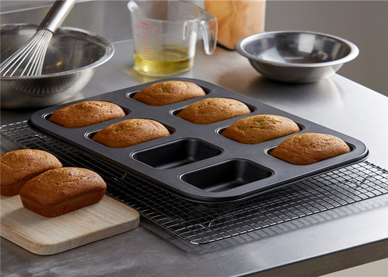 RK Bakeware الصين خدمة الطعام NSF 8 مقصورة الألومنيوم بولمان خبز المقلاة مصغرة خبز المقلاة