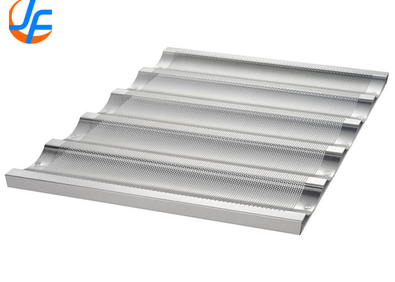 RK Bakeware الصين خدمة الطعام NSF 16 غيغ ألومنيوم خبز المقلاة Uni Lock الفولاذية المعدنية الباجويت / الفرنسية خبز المقلاة