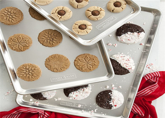 RK Bakeware الصين الزجاج 18X26 بوصة الحجم الكامل الألومنيوم لحم الخبز