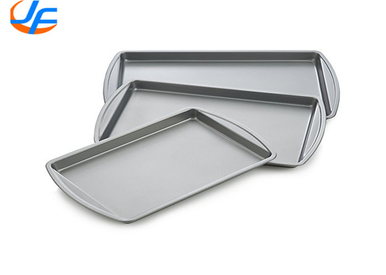 RK Bakeware الصين ألومنيوم طبق الخبز التجاري الألومنيوم مستديرة الزاوية ورقة وعاء