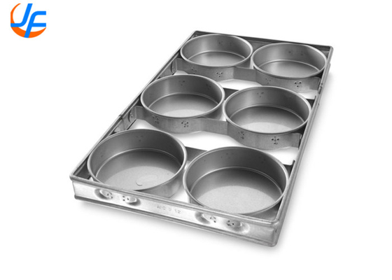 RK Bakeware الصين Foodservice شيكاغو المعدنية السيليكون الزجاجية الزاوية المستديرة الكعكة / الجبن كعكة الخبز الوعاء غير الملصق