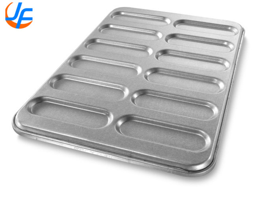 RK Bakeware China Foodservice 22100 زجاج نيو إنجلترا الألومنيزية الفولاذية الهوت دوج بون بان بان