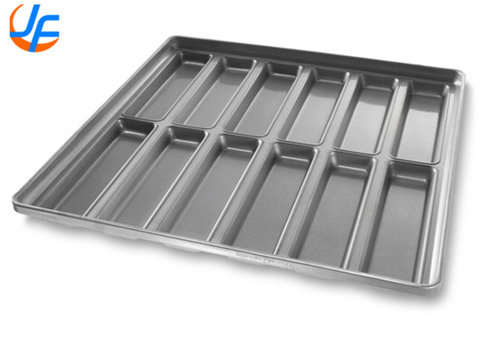 RK Bakeware China Foodservice 22100 زجاج نيو إنجلترا الألومنيزية الفولاذية الهوت دوج بون بان بان