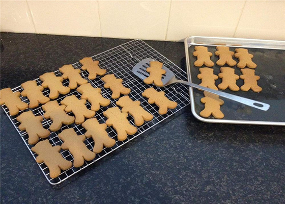 RK Bakeware الصين نصف الحجم 16 مقياس السلك في حافة ألومنيوم طبق الخبز مع رف التبريد