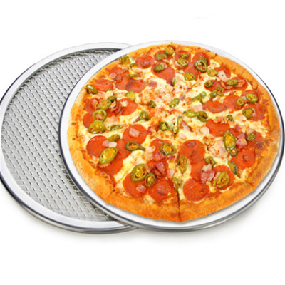 RK Bakeware الصين الخدمات الغذائية شاشات البيتزا من الألومنيوم