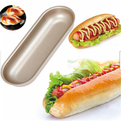 RK Bakeware الصين خدمة الطعام NSF 600X400 و full size Nonstick Hot Dog Bun Tray