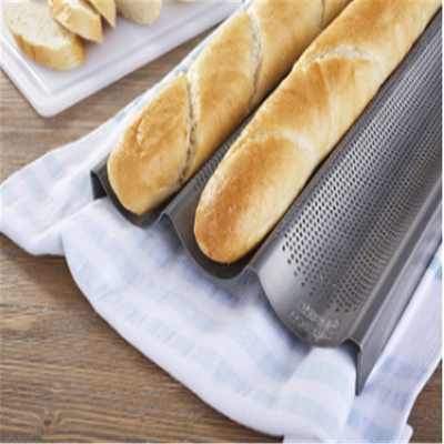 RK Bakeware China Foodservice NSF حجم كامل 16 مقياس 5 صف غير صلبة من الألومنيوم باغيت خبز الخبز