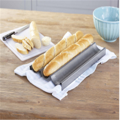 RK Bakeware China Foodservice NSF حجم كامل 16 مقياس 5 صف غير صلبة من الألومنيوم باغيت خبز الخبز
