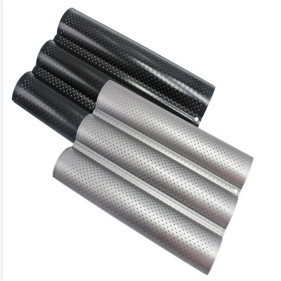 RK Bakeware الصين الخدمات الغذائية NSF القوالب الثلاثية المثقوبة باغيت طاسة الخبز الفرنسية