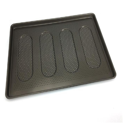 RK Bakeware الصين خدمة الغذاء NSF غير صلبة ألومنيومية معبرة مقلاة الخبز