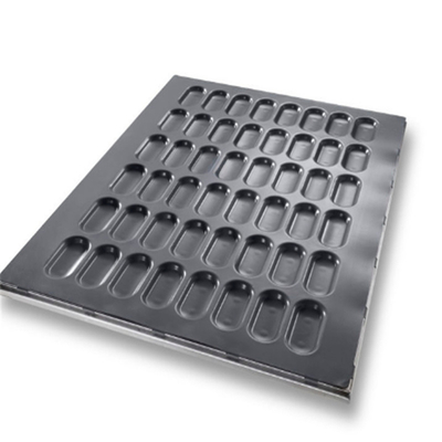 RK Bakeware الصين خدمة الطعام NSF مقلاة هوجي بون / سلايدر بون بان / مربع Ciabatta رول خبز الوعاء