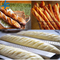 RK Bakeware الصين خدمة الطعام NSF 10 فتحات زجاجات الألومنيوم باغيت بطاقة الخبز
