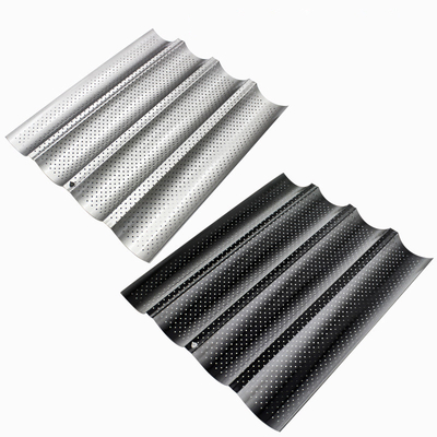 RK Bakeware الصين الخدمات الغذائية NSF الألومنيوم الزجاج لحم الخبز المقلاة باغيت طاسة الخبز