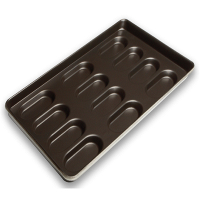 RK Bakeware الصين 18X26 حجم كامل زجاج الألومنيوم الفرنسية باغيت خبز الخبز