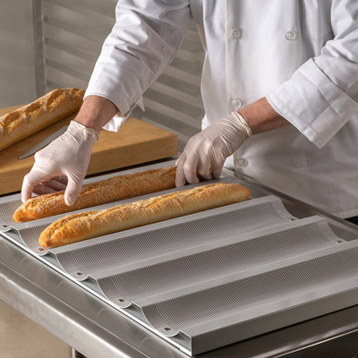 RK Bakeware الصين خدمة الطعام NSF 5 خبز الزجاجية المعدات الخبز الألومنيوم الفرنسية المقلاة