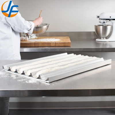 RK Bakeware China Foodservice NSF 5 لوف Nonstick الألومنيوم Eurogliss باغيت طاسة الخبز الفرنسية