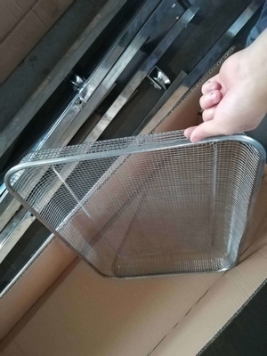RK Bakeware الصين الخدمات الغذائية الفولاذ المقاوم للصدأ طباخ الهواء سلة الشواية سلة طباخ الهواء سلة سلك رف