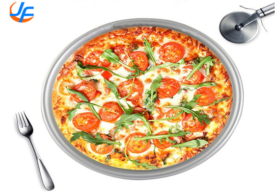 RK Bakeware الصين خدمة الطعام NSF جولة الألومنيوم كعكة وعاء الألومنيوم بيتزا وعاء الألومنيوم بيتزا وعاء