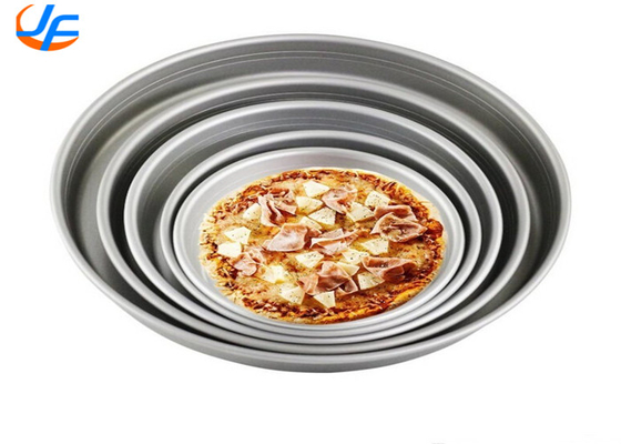 RK Bakeware الصين خدمة الطعام NSF جولة الألومنيوم كعكة وعاء الألومنيوم بيتزا وعاء الألومنيوم بيتزا وعاء