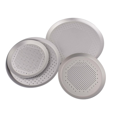 RK Bakeware الصين-لويدبانز معطف صلب ألومنيوم Quik Disk مقلاة بيتزا مثقوبة