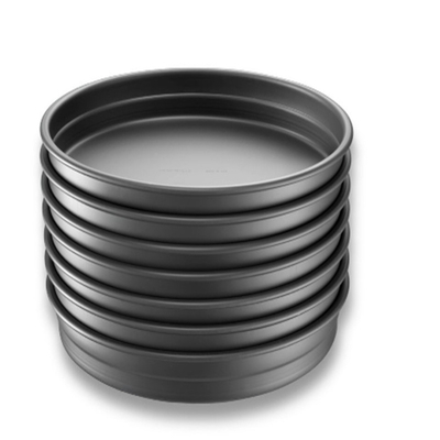 RK Bakeware الصين خدمة الطعام NSF 9 بوصة الألومنيوم المطحونة المستديرة مثقوبة بيتزا وعاء