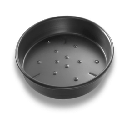RK Bakeware الصين خدمة الطعام NSF 9 بوصة الألومنيوم المطحونة المستديرة مثقوبة بيتزا وعاء