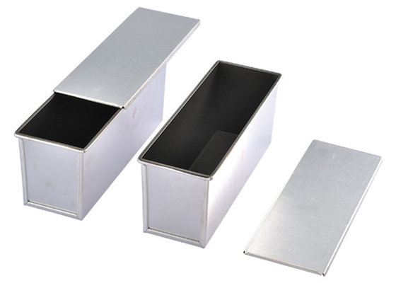 RK Bakeware الصين خدمة الطعام NSF 1200g الألومنيوم بولمان خبز المقلاة Nontick خبز محمص