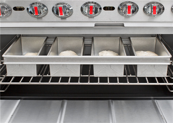 RK Bakeware الصين-شيكاغو المعدنية 4 حزام زجاجية ألومنيزية Pullman خبز وعاء خبز وعاء 13 &quot;x 4&quot; x 4 &quot;
