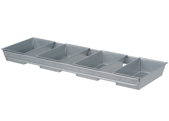 RK Bakeware الصين الخدمات الغذائية NSF 6 حزام زجاجية ألومنيوم خبز المقلاة الفولاذية الألومنيوم خبز المقلاة