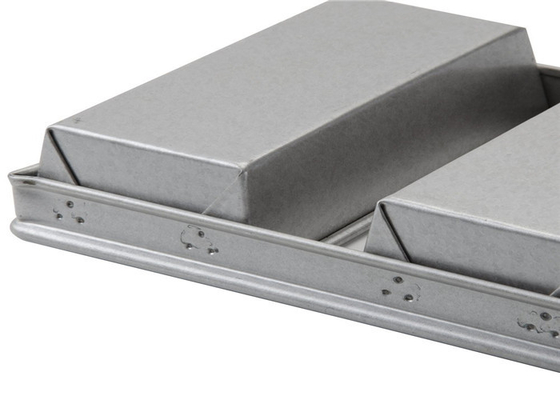RK Bakeware الصين خدمة الغذاء NSF 4 أحزمة Pullman خبز المقلاة ، الفولاذ المعدني خبز المقلاة صندوق ساندوتش