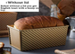 RK Bakeware China Foodservice NSF Glaze Pullman خبز مع غطاء الألومنيوم خبز محمص