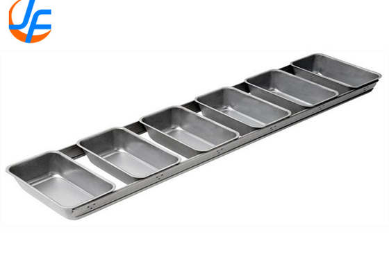 RK Bakeware الصين خدمة الطعام NSF التجارية 9 '' بولمان خبز وعاء / 4 حزام 5-5/8 من قبل 3-1/8 بوصة خبز وعاء مجموعة