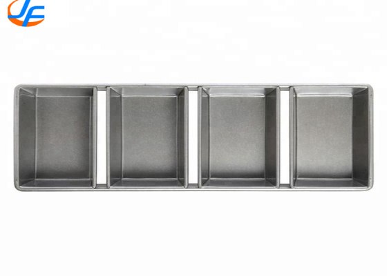 RK Bakeware الصين-شيكاغو المعدنية 4 أحزمة زجاجية القرفة حزمة لفة خبز وعاء