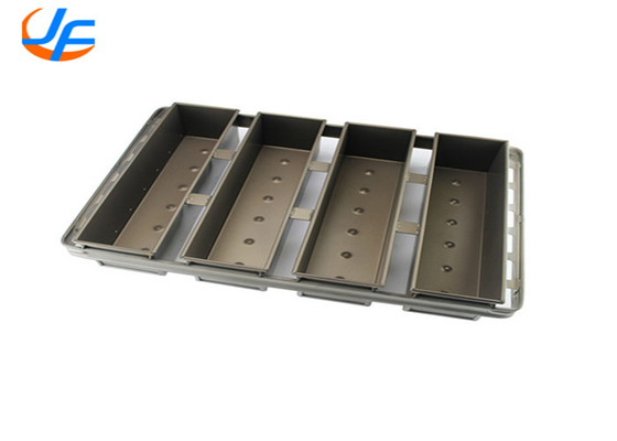 RK Bakeware الصين خدمة الطعام NSF 800g سبيكة الألومنيوم Pullman Pans / خبز الخبز المحمص