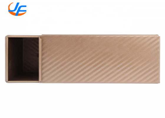 RK Bakeware China Foodservice NSF حسب الطلب مقلاة الخبز من الألومنيوم ذات السعة الكبيرة / مقلاة خبز بولمان المموجة مربعة