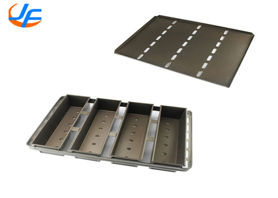 RK Bakeware الصين خدمة الغذاء NSF قطرة على خبز وعاء غطاء سبائك الألومنيوم Pullman وعاء الخبز الخبز الخبز الخبز